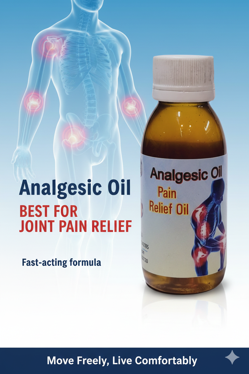 Analgesic oil (pain relief oil)