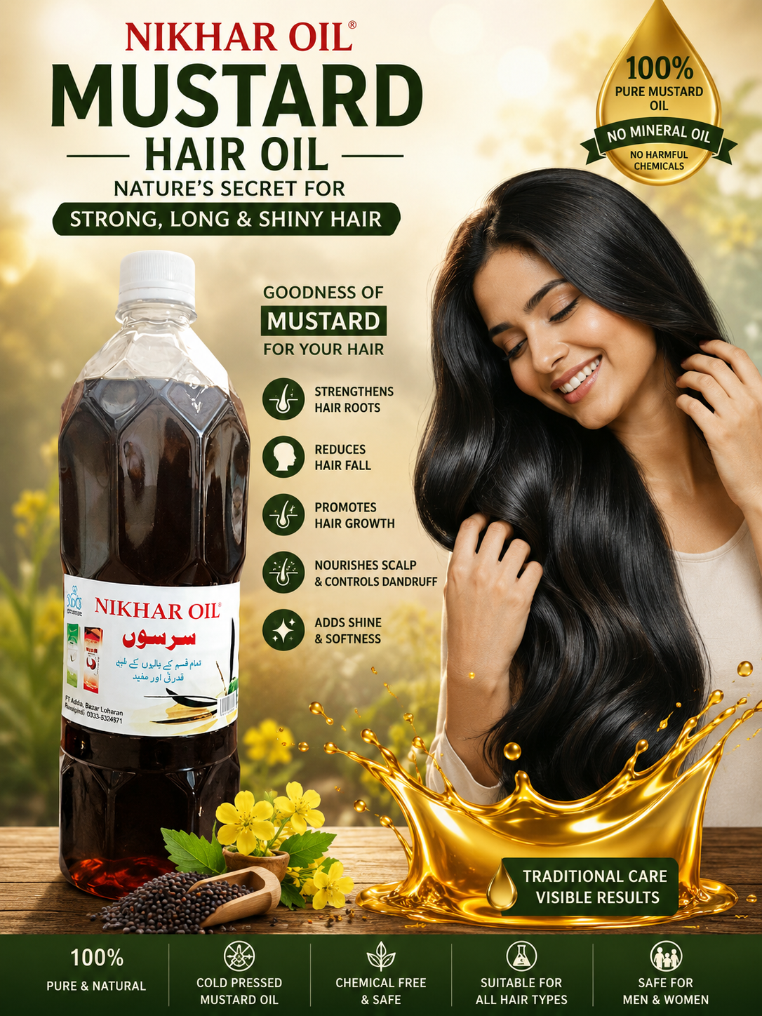 Mustard Oil (سرسوں کا تیل) 1 Litre